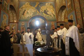 Церемония прощания с Николаем Карпюком
