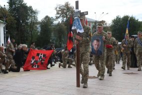 Церемония прощания с Николаем Карпюком