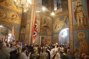 The funeral of Mykola Karpyuk