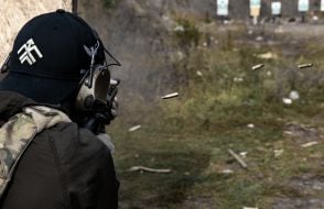 A fighter from the 13th "Khartia" Brigade of the National Guard of Ukraine.