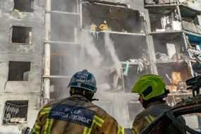 Російська армія завдала прямого удару по багатоквартирному будинку у Салтівському районі Харкова