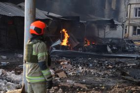 Наслідки чергової масованої атаки російських безпілотників на Київ