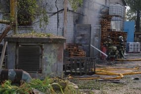 Наслідки чергової масованої атаки російських безпілотників на Київ