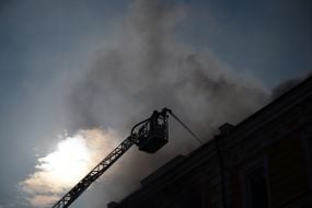 A Russian drone struck the building of the National Academy of Sciences of Ukraine in Kyiv