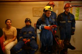 Российский дрон попал в здание Национальной академии наук Украины в Киеве