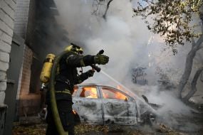 Росіяни безпілотником влучили в будівлю медзакладу "Добробут" у центрі Києва