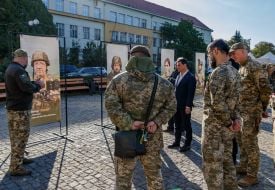 Відкриття фотовиставки військовослужбовців