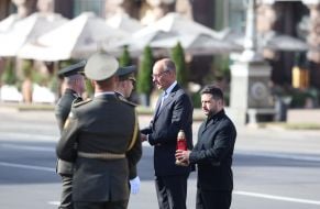 Владимир Зеленский и  Фридрих Мерц