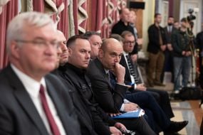 Joint press conference of President of Ukraine Volodymyr Zelenskyy and German Chancellor Friedrich Merz.