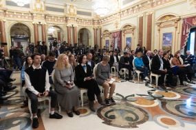 Участники пресс-конференции