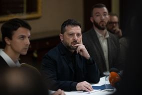 Володимир Зеленський поспілкувався з журналістами після зустрічі з Фрідріхом Мерцом