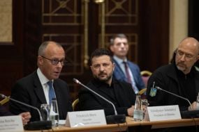 Friedrich Merz, Volodymyr Zelenskyy, Denys Shmyhal