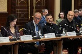 Friedrich Merz, Volodymyr Zelenskyy, Denys Shmyhal