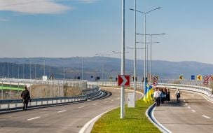 Participants in the opening of the international automobile border crossing point "Bila Tserkva – Sighetu Marmației"