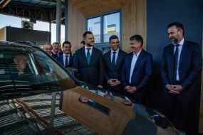 Participants in the opening of the international automobile border crossing point "Bila Tserkva – Sighetu Marmației"
