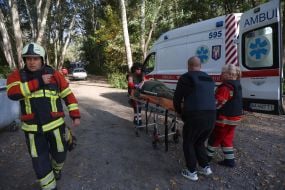 Наслідки ракетної атаки на Київ