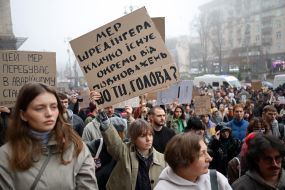Акция за отставку мэра Киева Виталия Кличко