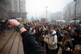 Акция за отставку мэра Киева Виталия Кличко