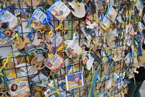 Акція на підтримку українських військовополонених та військовослужбовців, які зникли безвісти, у Львові