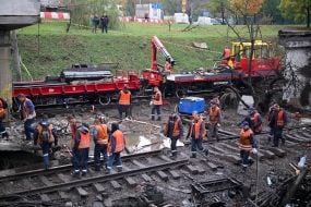 The "Chernihivska" metro station in Kyiv was hit by a ballistic strike