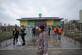 The "Chernihivska" metro station in Kyiv was hit by a ballistic strike