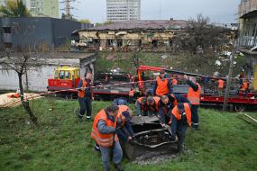 The "Chernihivska" metro station in Kyiv was hit by a ballistic strike