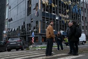 Наслідки обстрілу Києва