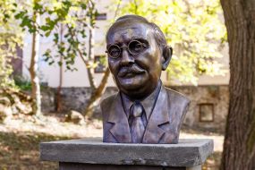 Monument to Imre Nagy, leader of the 1956 Hungarian Revolution