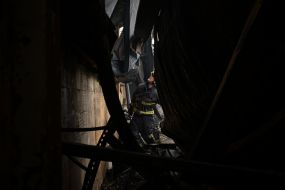 Consequences of the Russian shelling of Kyiv