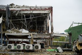 Наслідки російського обстрілу Києва