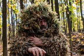 Troops from the 13th "Khartiya" Brigade of the National Guard of Ukraine conducted unit coordination training in a forested area