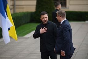 Meeting between President of Ukraine Volodymyr Zelenskyy and Prime Minister of Finland Petteri Orpo in Kyiv