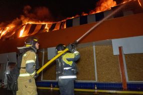 The Russian Federation attacked the "Epicentr" shopping center in Kharkiv.