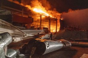 The Russian Federation attacked the "Epicentr" shopping center in Kharkiv.