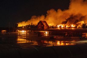 The Russian Federation attacked the "Epicentr" shopping center in Kharkiv.