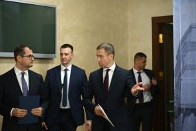 Serhiy Koretskyi and Vasile Tofan