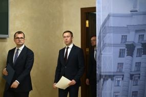 Serhiy Koretskyi and Vasile Tofan