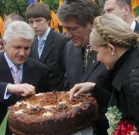 Тимошенко, Ющенко, Литвін