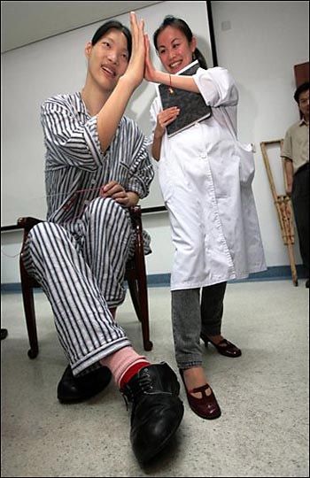 Самая высокая женщина в мире (фото)