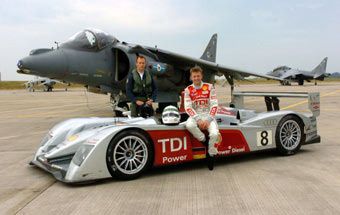 Audi R10 програв реактивному винищувачу менше секунди (фото)