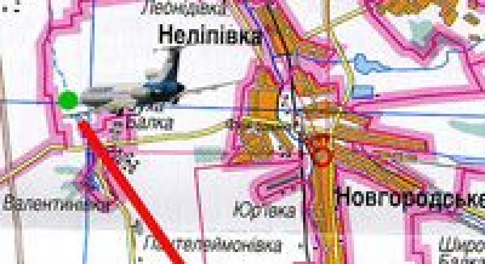 Місце падіння пасажирського літака Ту-154