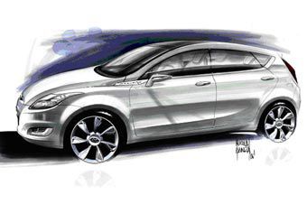 Hyundai готує нову модель для європейського ринку (малюнок)