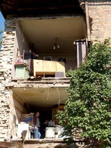 В Харькове завалился ровесник Октябрьской революции (добавлено фото)