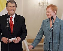 Ющенко високо оцінює роботу фінського бізнесу в Україні