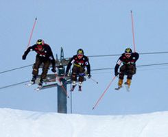 В программу Олимпиады-2010 включен новый вид спорта - ски-кросс (фото)