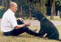 Путин консультируется с собакой