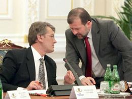 Віктор Ющенко та голова Секретаріату Віктор Балога