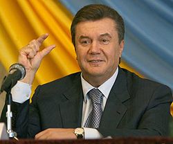 Премьер-министр Украины Виктор Янукович 