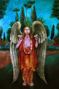 Художник Олександр Ройтбурд представив глядачам своїх ангелів (фото)