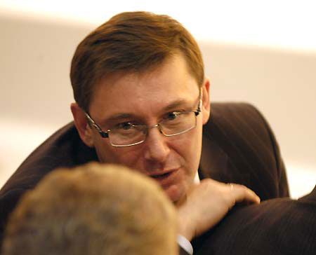 Юрий Луценко, о котором вспомнил новый председатель НСНУ, сильно засмущался